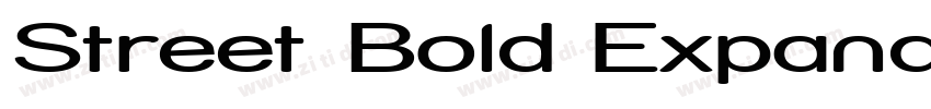 Street Bold Expanded字体转换